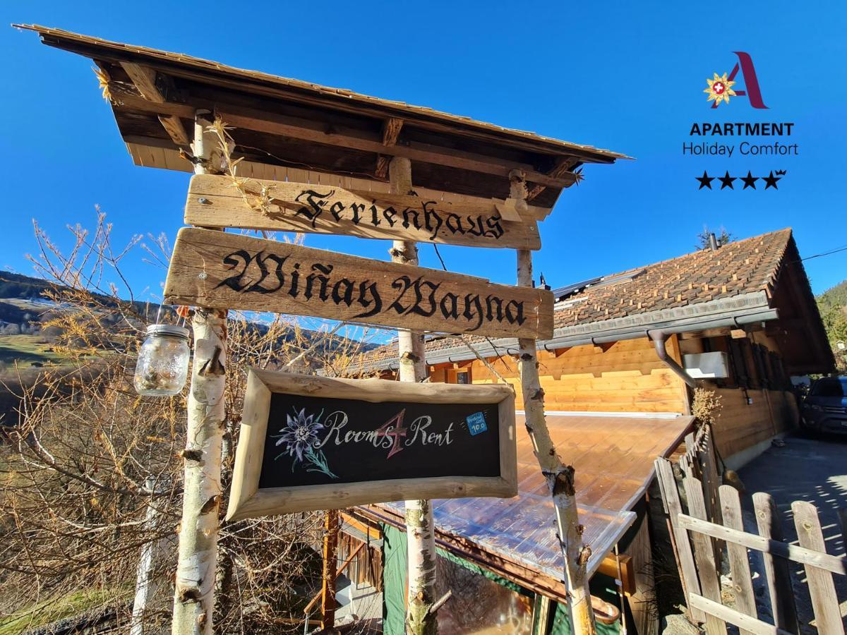 Ferienhaus & Ferienwohnung Winay Wayna Gotschna Blick Klosters Dış mekan fotoğraf