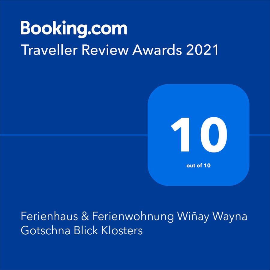 Ferienhaus & Ferienwohnung Winay Wayna Gotschna Blick Klosters Dış mekan fotoğraf
