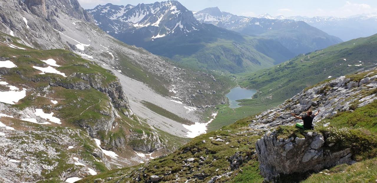 Ferienhaus & Ferienwohnung Winay Wayna Gotschna Blick Klosters Dış mekan fotoğraf